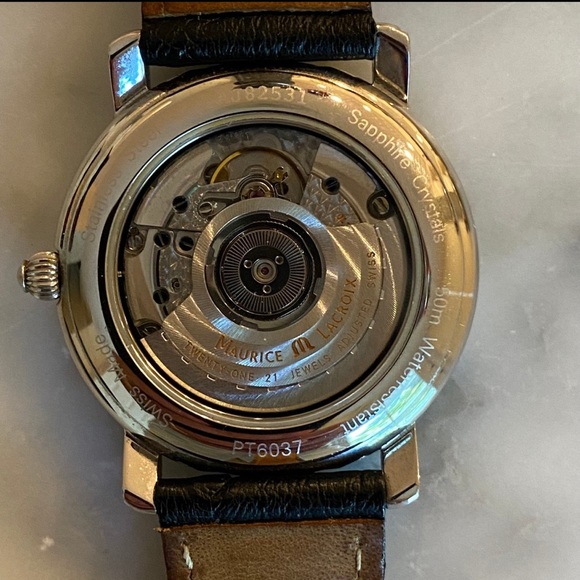 Maurice Lacroix Pontos GMT PT6037 Automatic Watch with Box and Manual - Picture 3 of 11